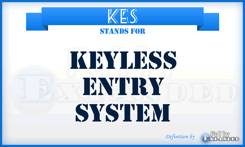 KES - Keyless Entry System