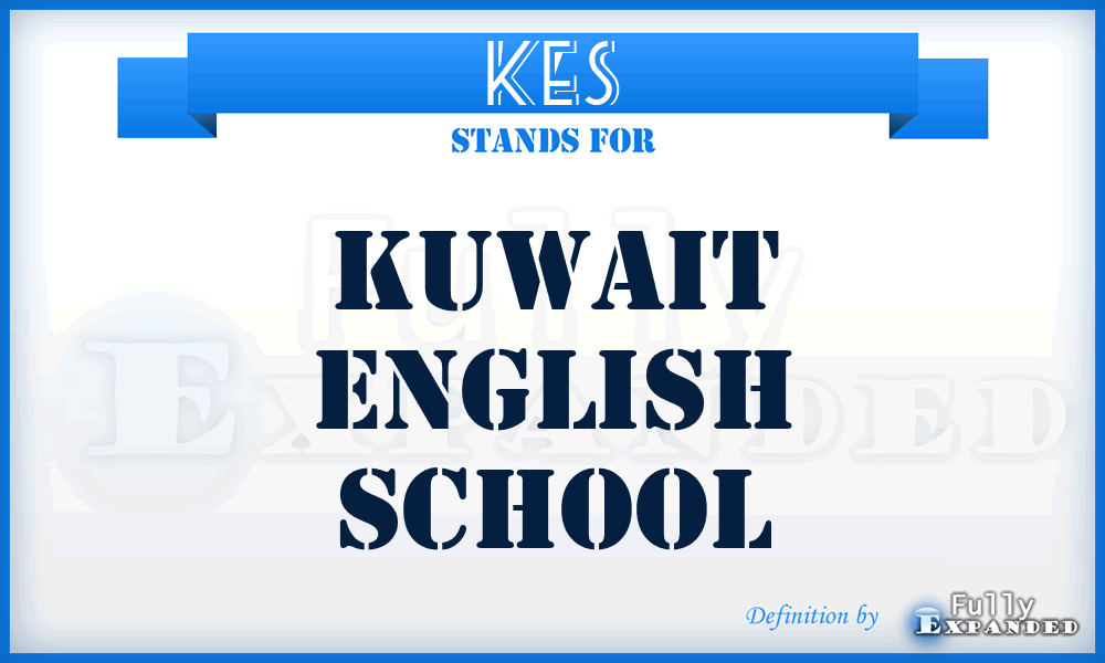 KES - Kuwait English School