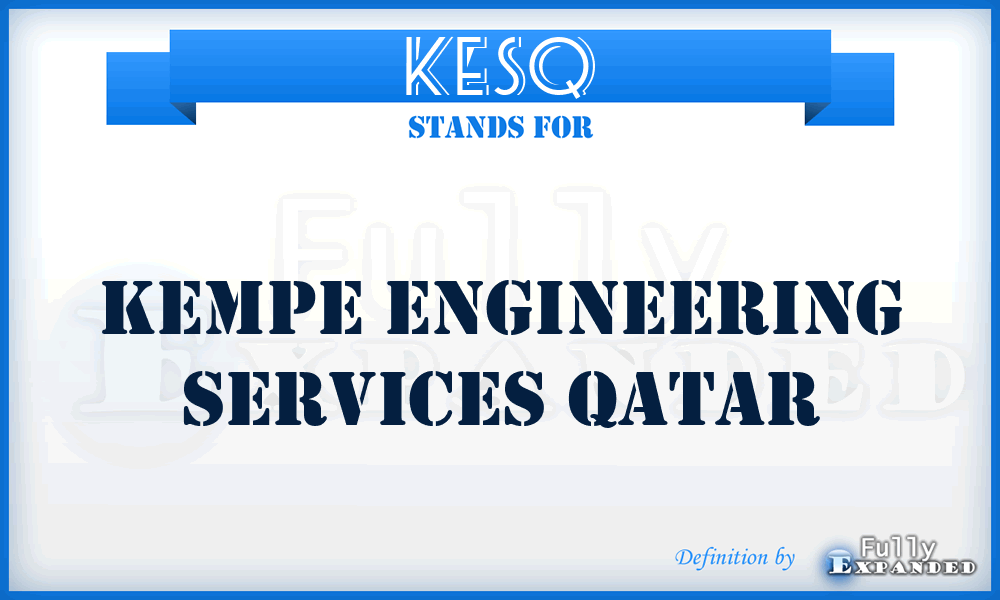 KESQ - Kempe Engineering Services Qatar