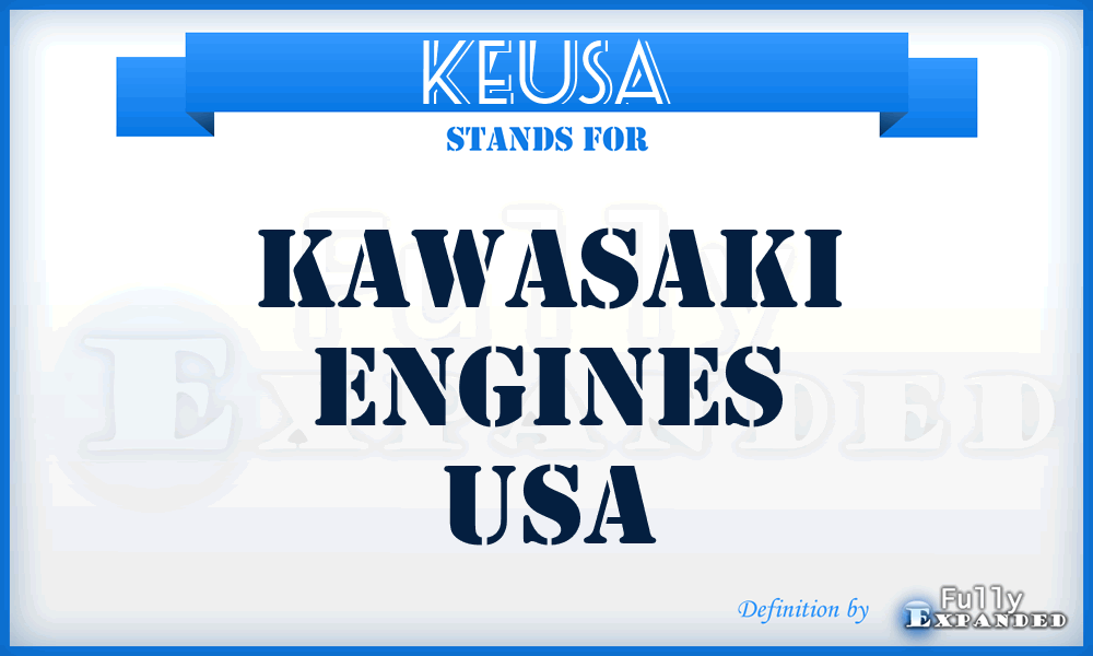 KEUSA - Kawasaki Engines USA
