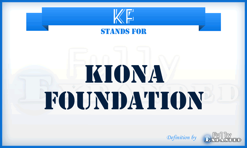 KF - Kiona Foundation