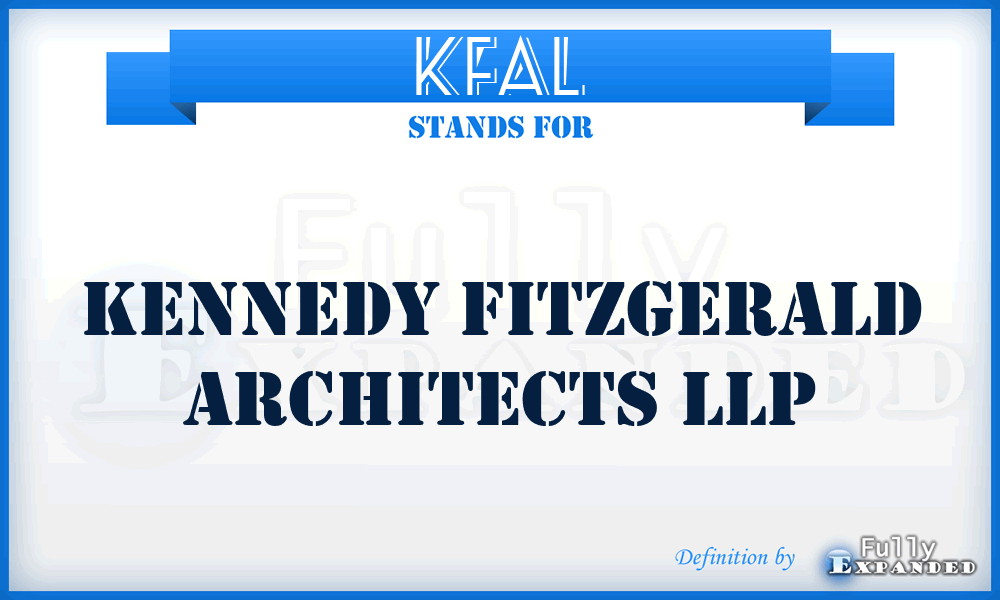 KFAL - Kennedy Fitzgerald Architects LLP