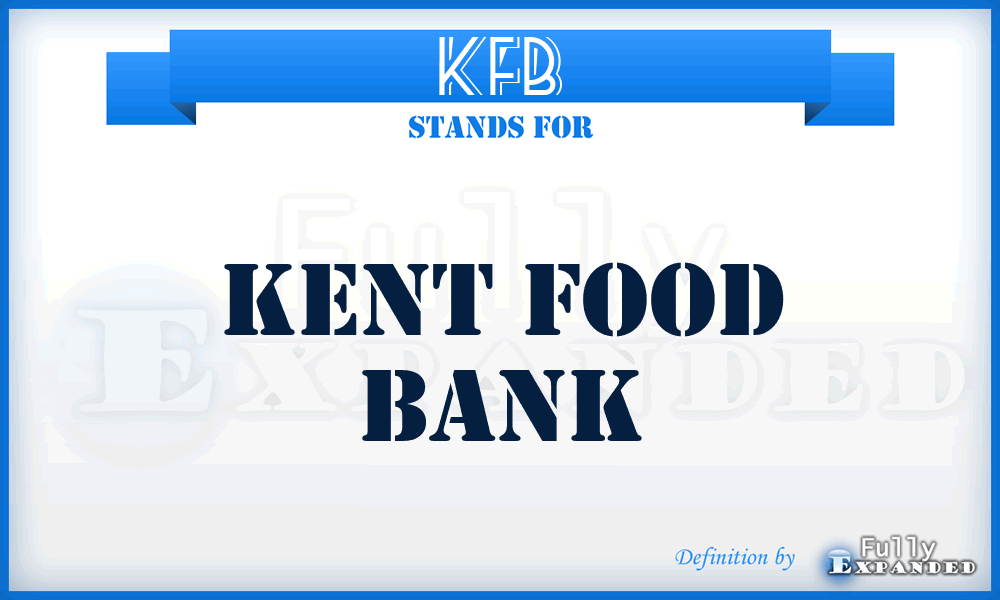 KFB - Kent Food Bank