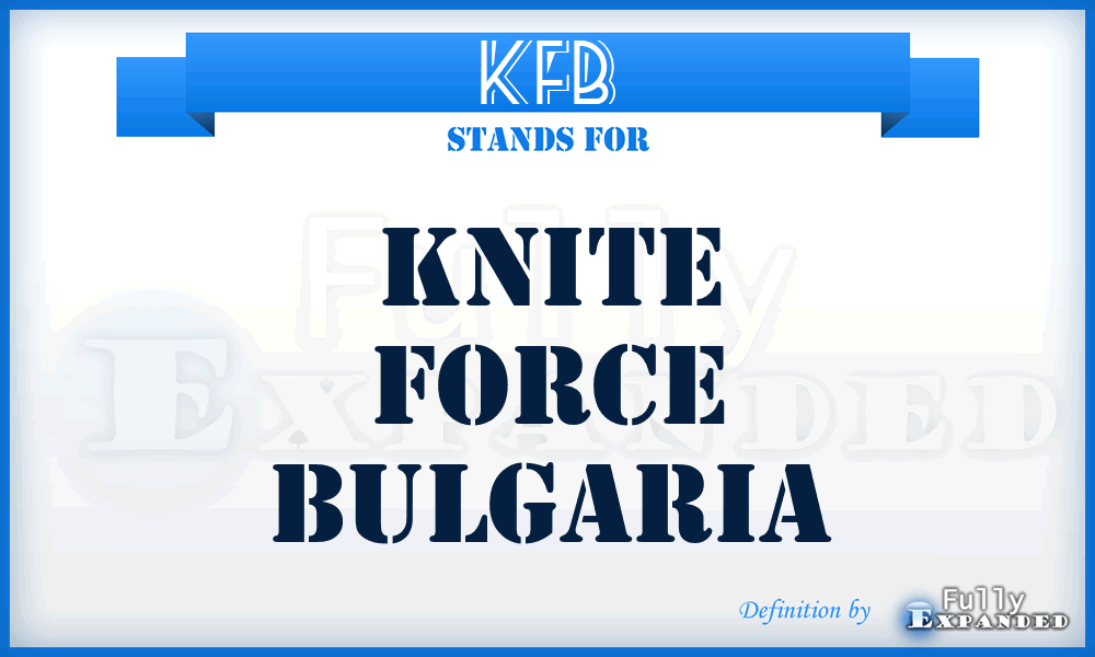 KFB - Knite Force Bulgaria