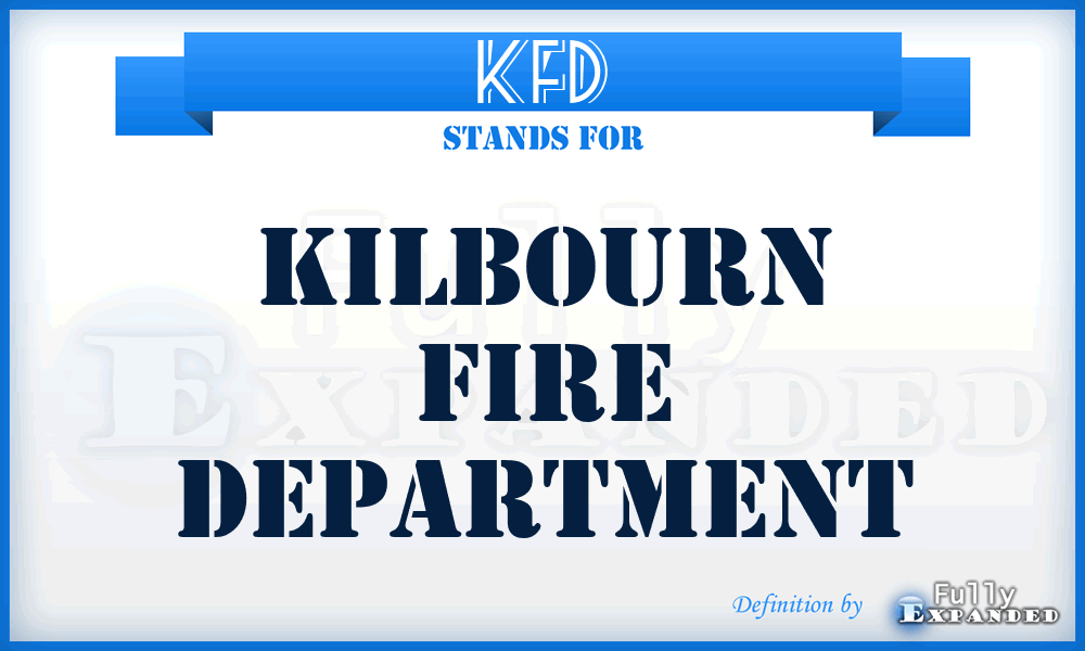 KFD - Kilbourn Fire Department