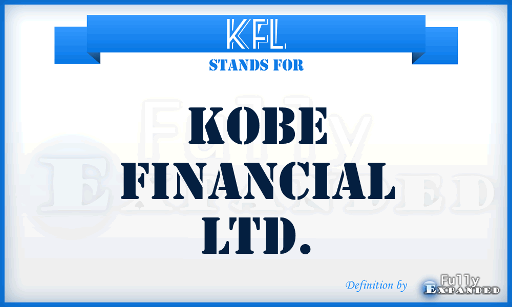 KFL - Kobe Financial Ltd.