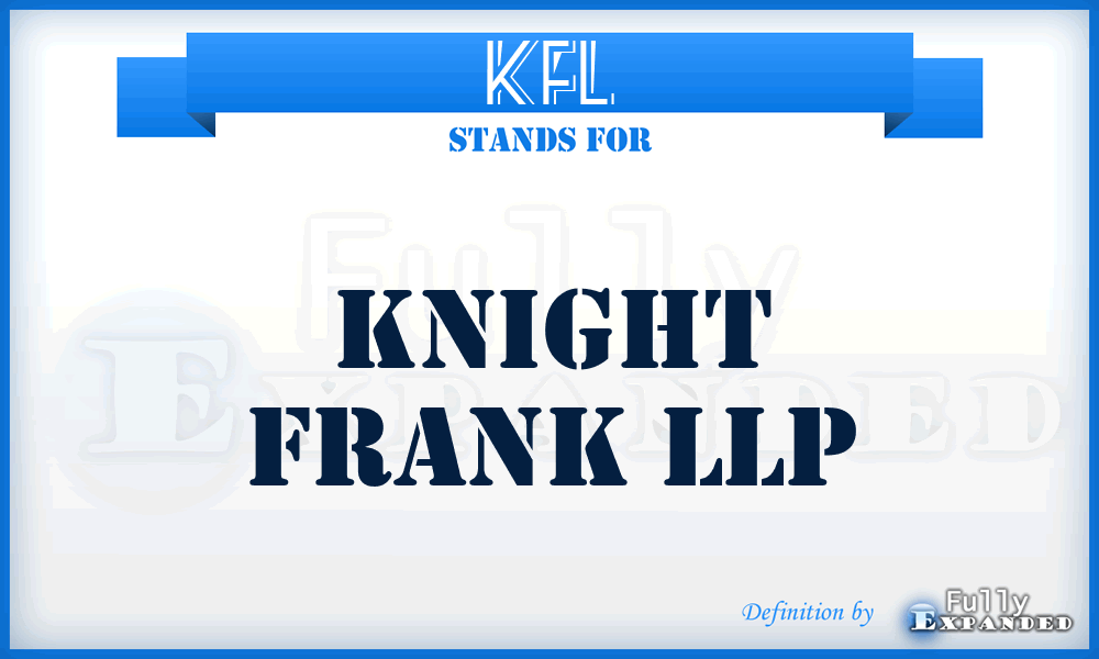 KFL - Knight Frank LLP