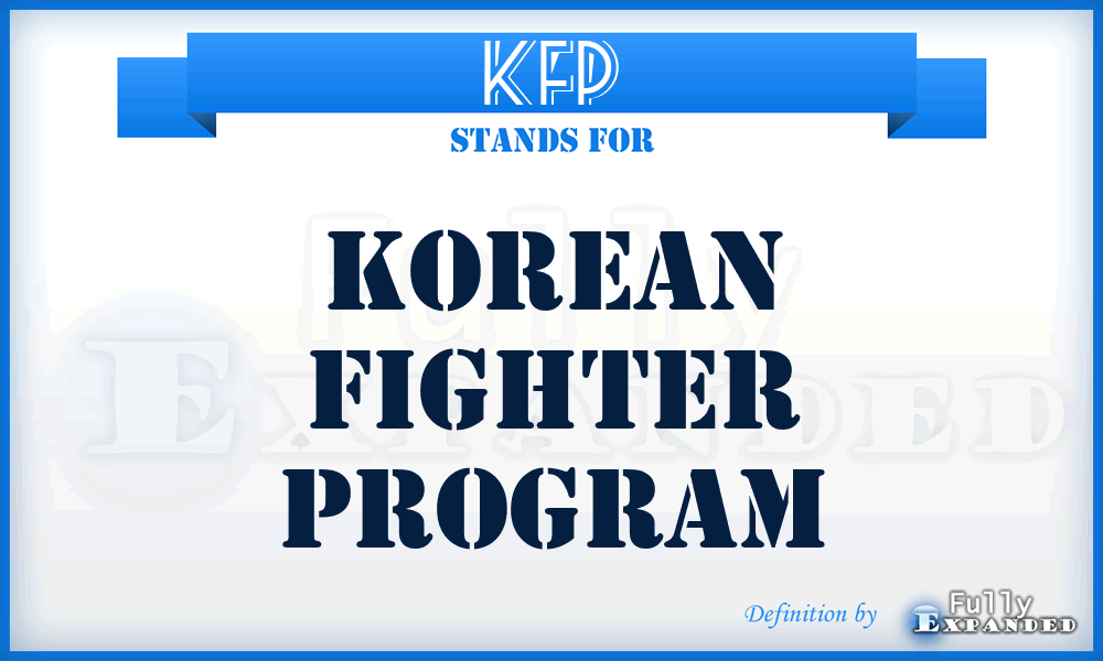 KFP - Korean Fighter Program