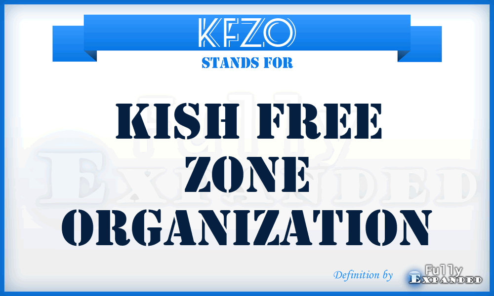 KFZO - Kish Free Zone Organization