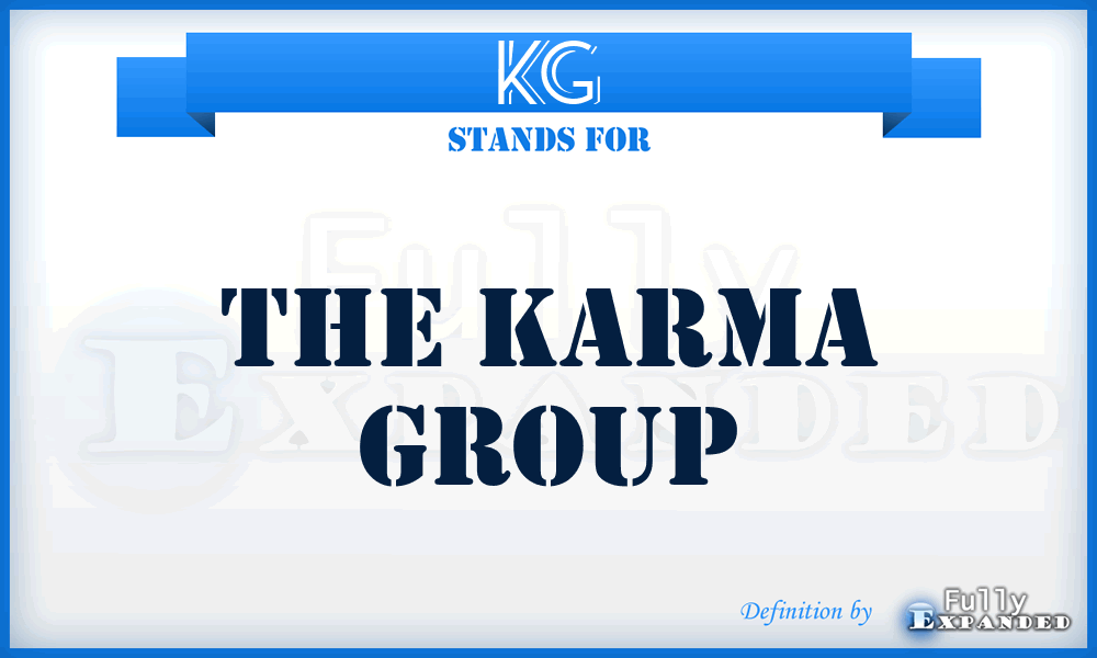 KG - The Karma Group