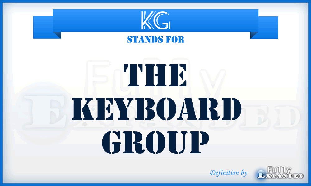 KG - The Keyboard Group