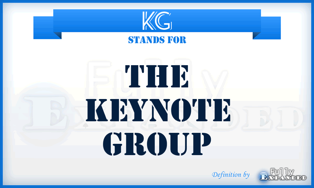 KG - The Keynote Group