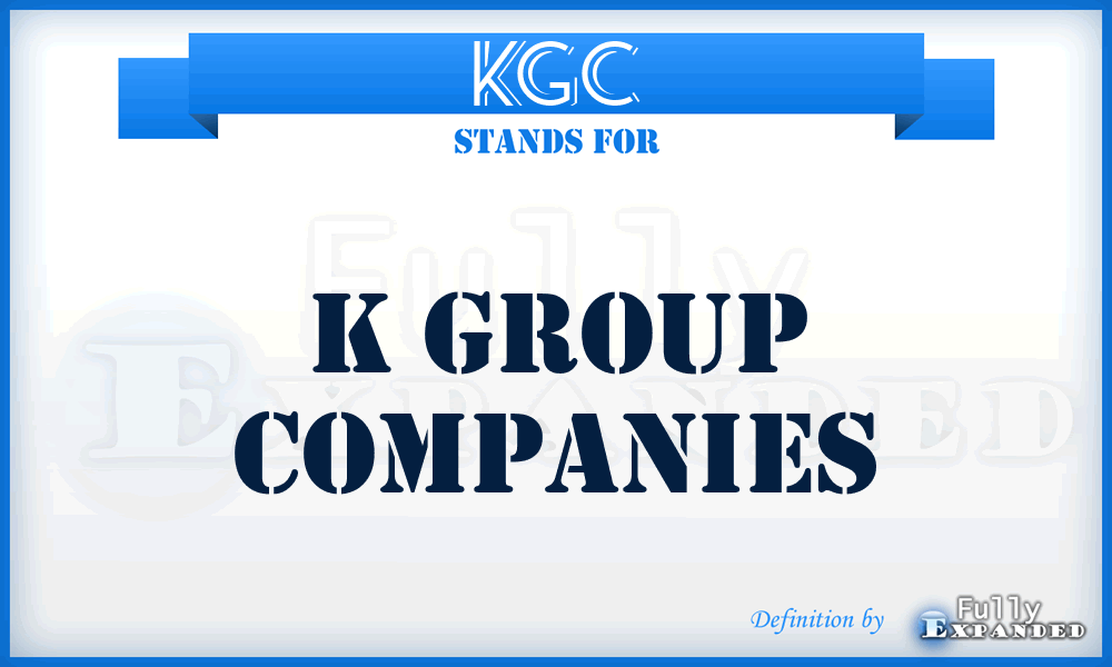 KGC - K Group Companies