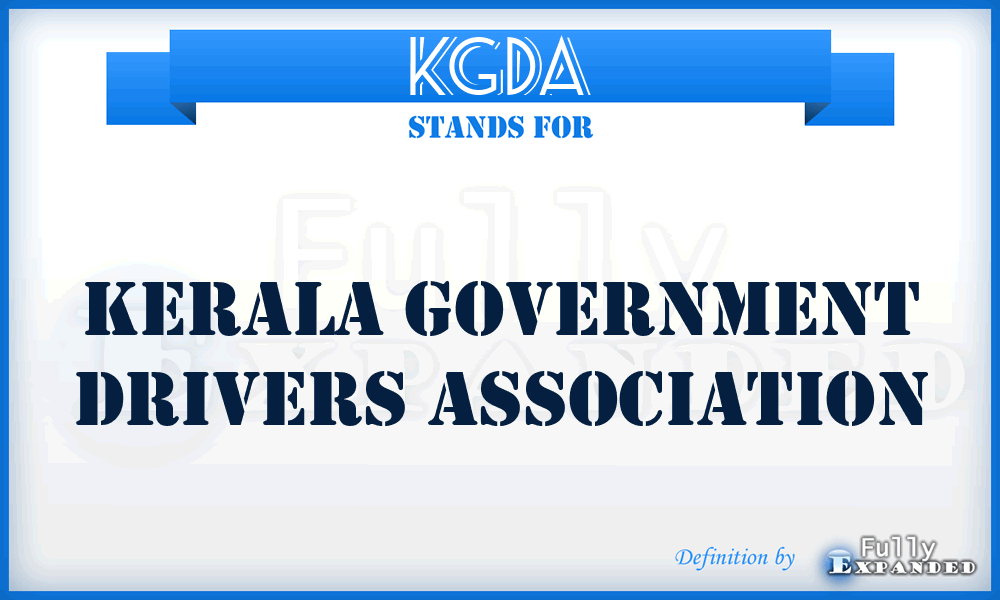 KGDA - Kerala Government Drivers Association