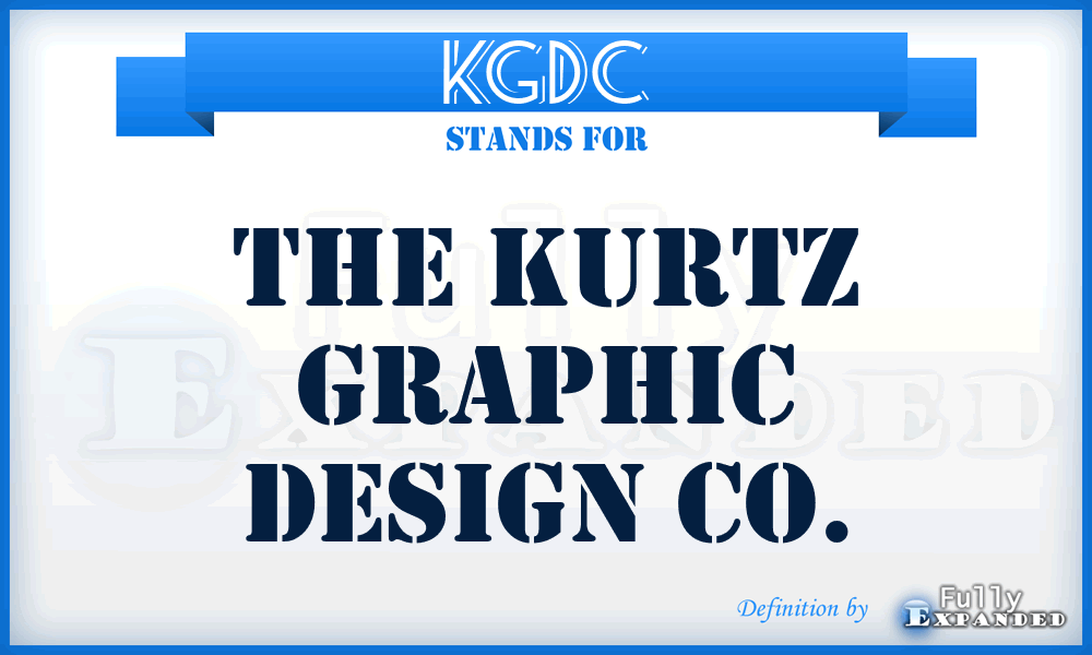 KGDC - The Kurtz Graphic Design Co.