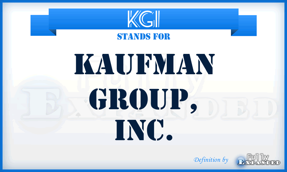 KGI - Kaufman Group, Inc.