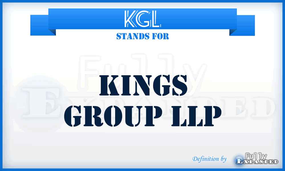 KGL - Kings Group LLP