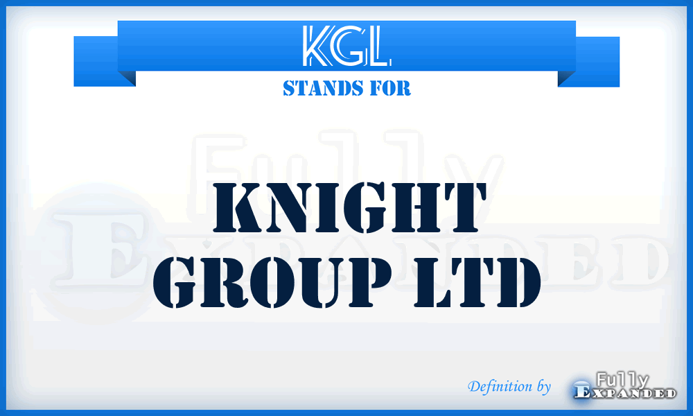 KGL - Knight Group Ltd