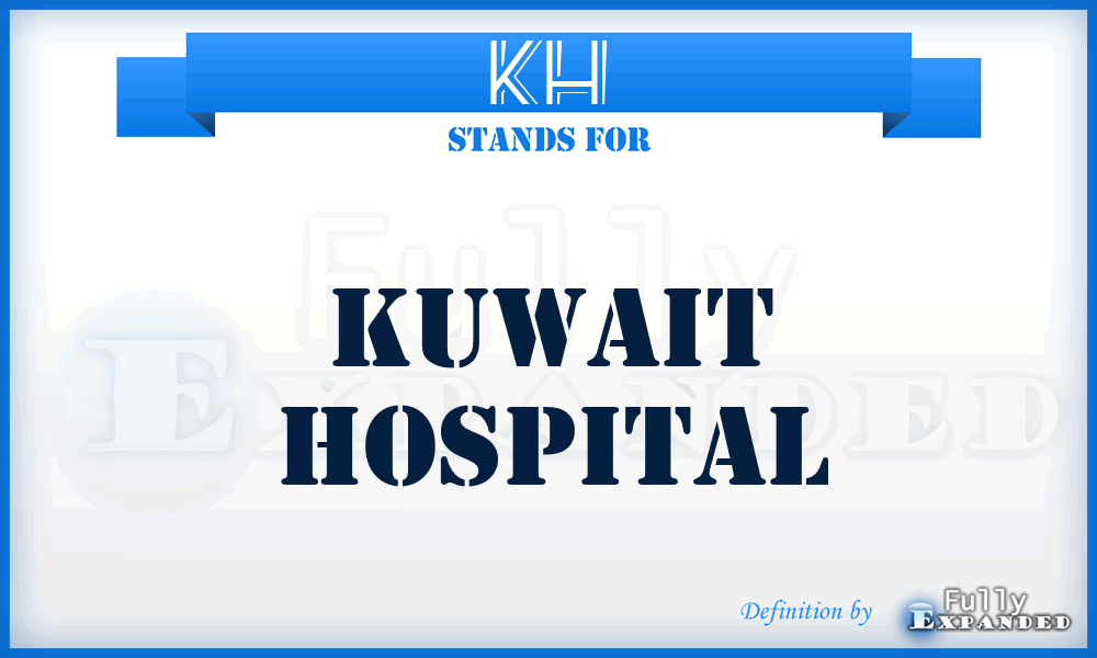 KH - Kuwait Hospital