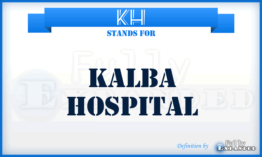 KH - Kalba Hospital