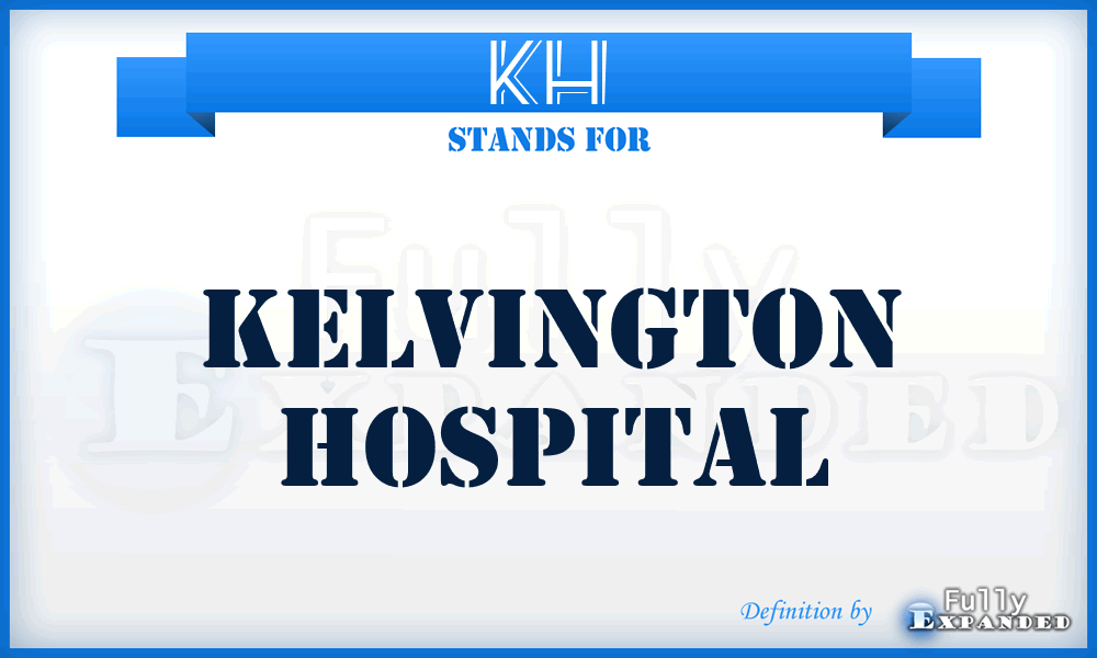 KH - Kelvington Hospital