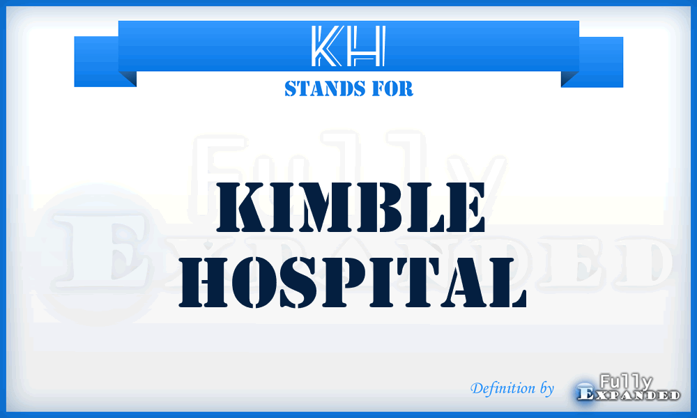 KH - Kimble Hospital