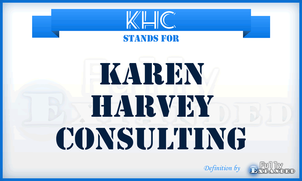 KHC - Karen Harvey Consulting