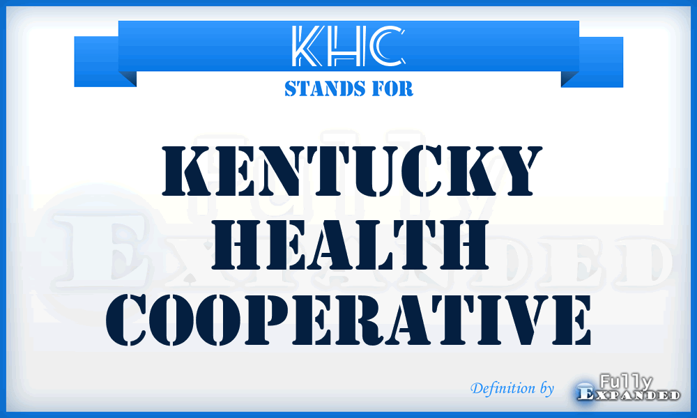 KHC - Kentucky Health Cooperative