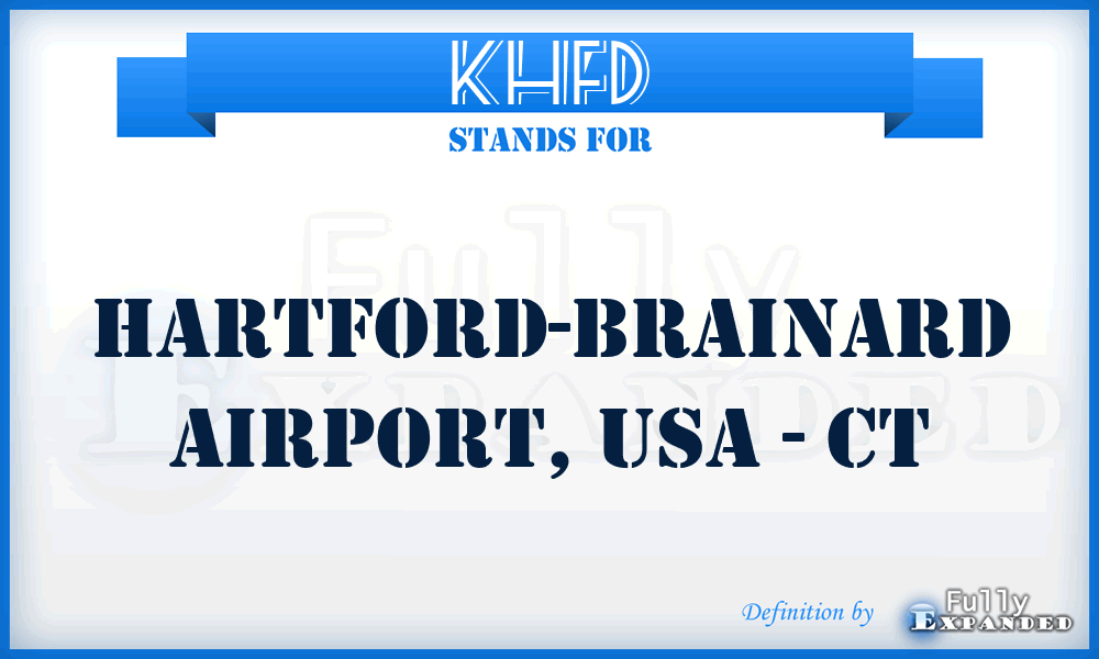KHFD - Hartford-Brainard Airport, USA - CT