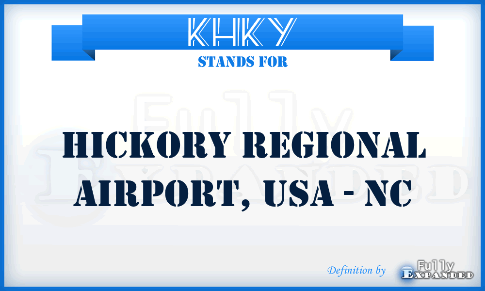 KHKY - Hickory Regional Airport, USA - NC