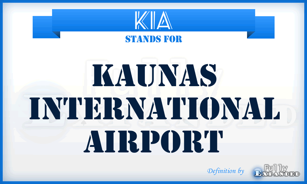 KIA - Kaunas International Airport