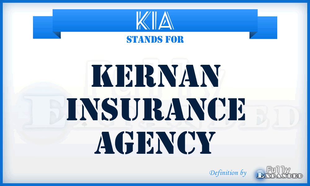 KIA - Kernan Insurance Agency