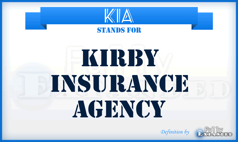 KIA - Kirby Insurance Agency