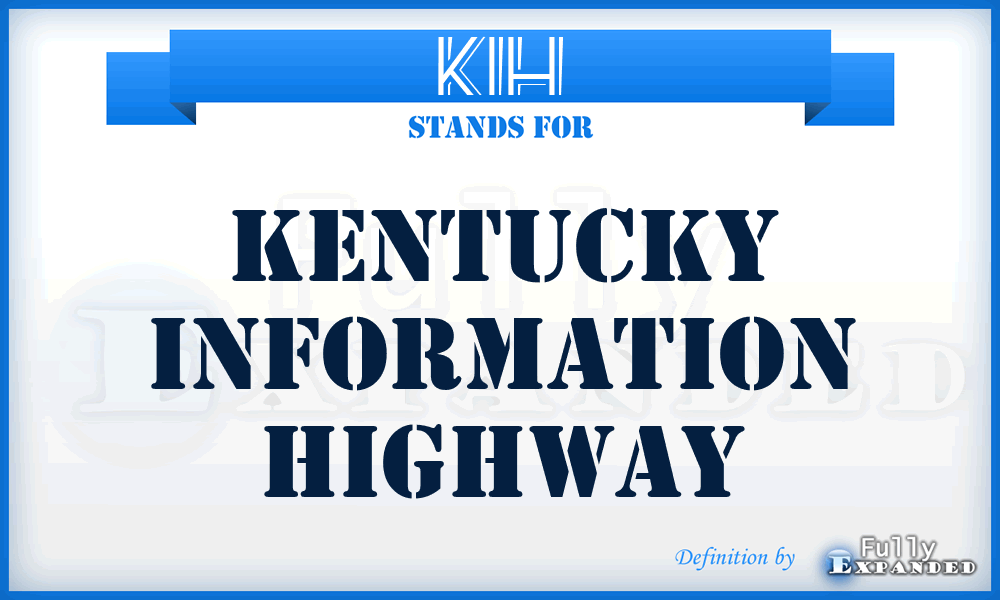 KIH - Kentucky Information Highway
