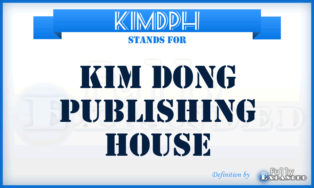 KIMDPH - KIM Dong Publishing House