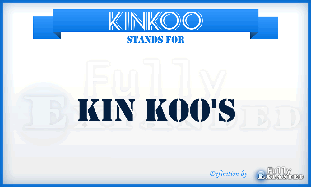 KINKOO - Kin Koo's