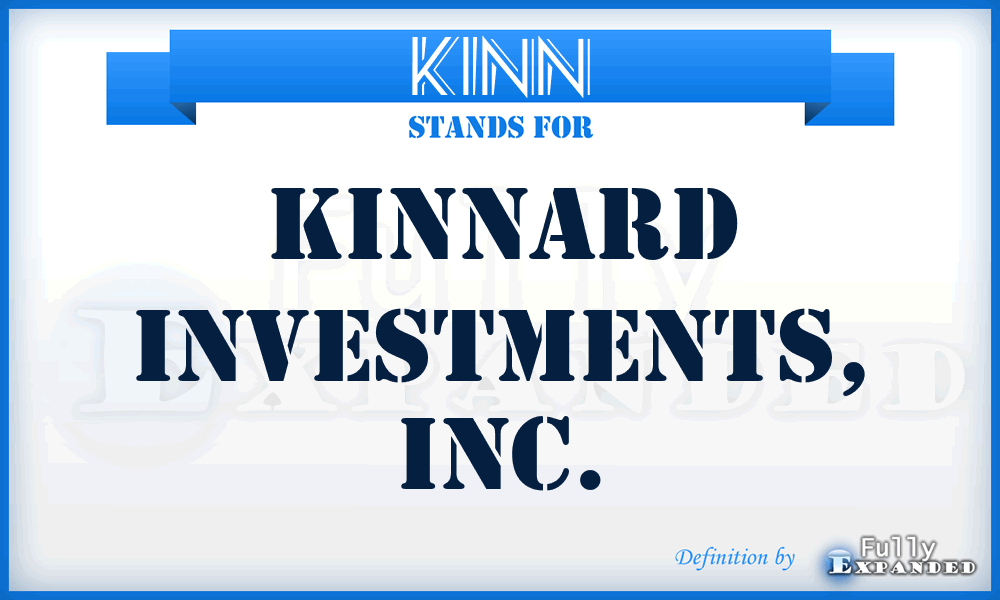 KINN - Kinnard Investments, Inc.