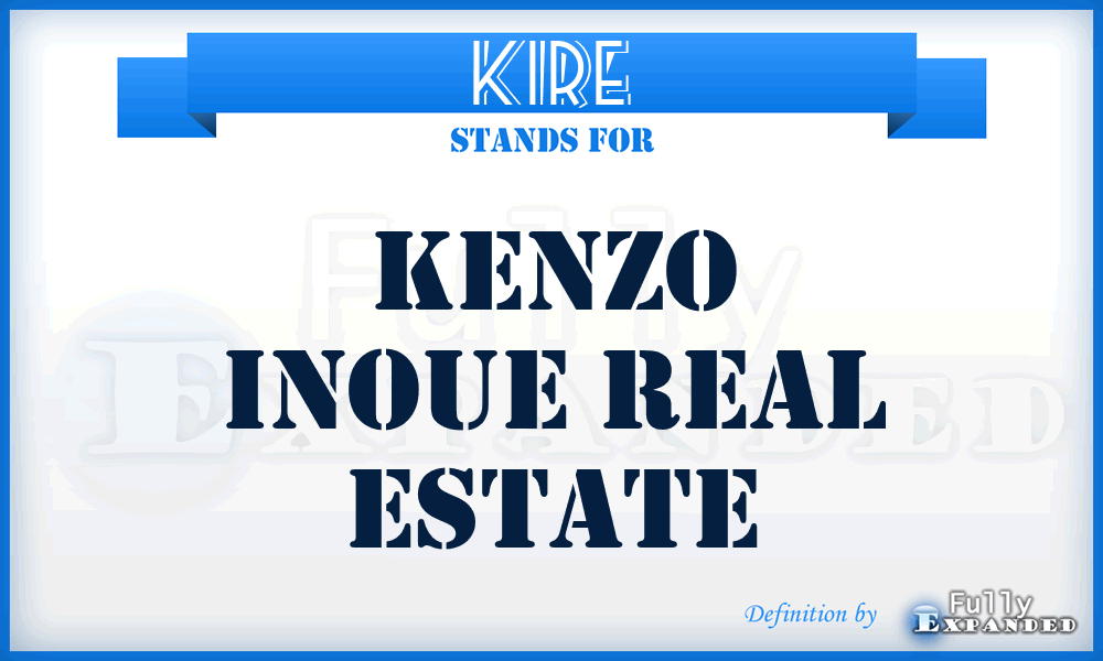 KIRE - Kenzo Inoue Real Estate