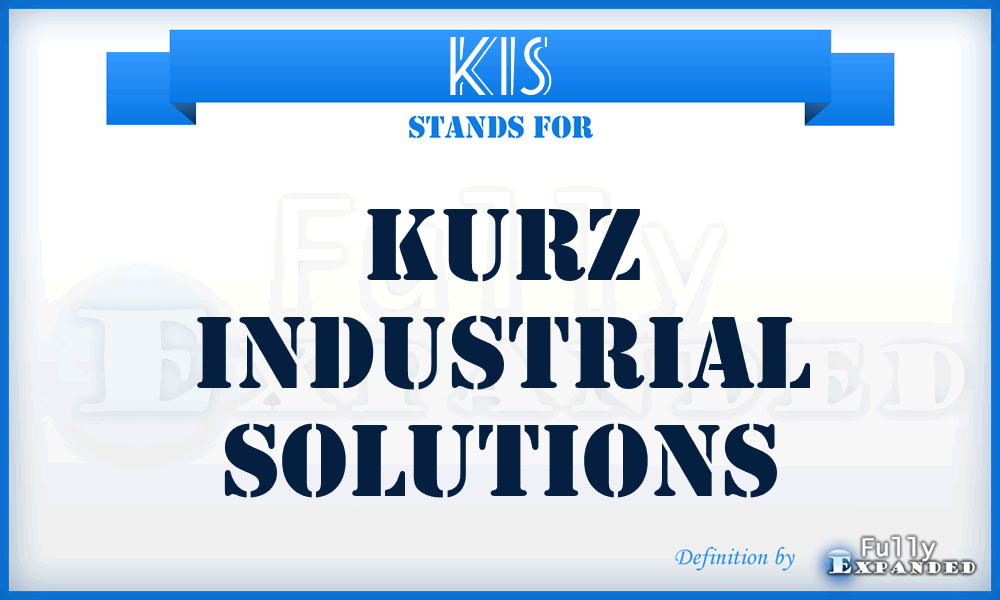 KIS - Kurz Industrial Solutions