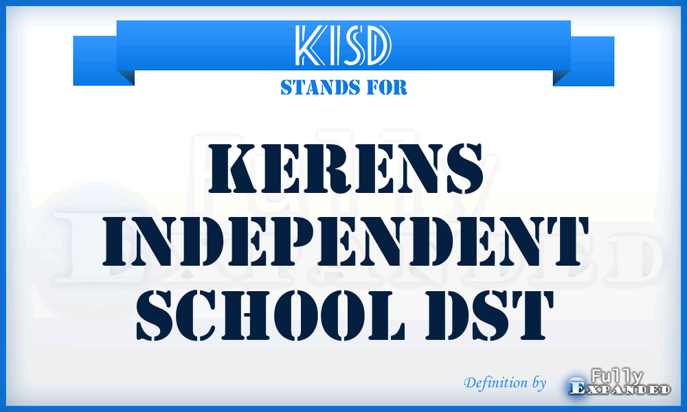 KISD - Kerens Independent School Dst