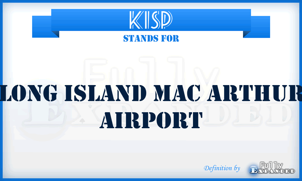 KISP - Long Island Mac Arthur airport