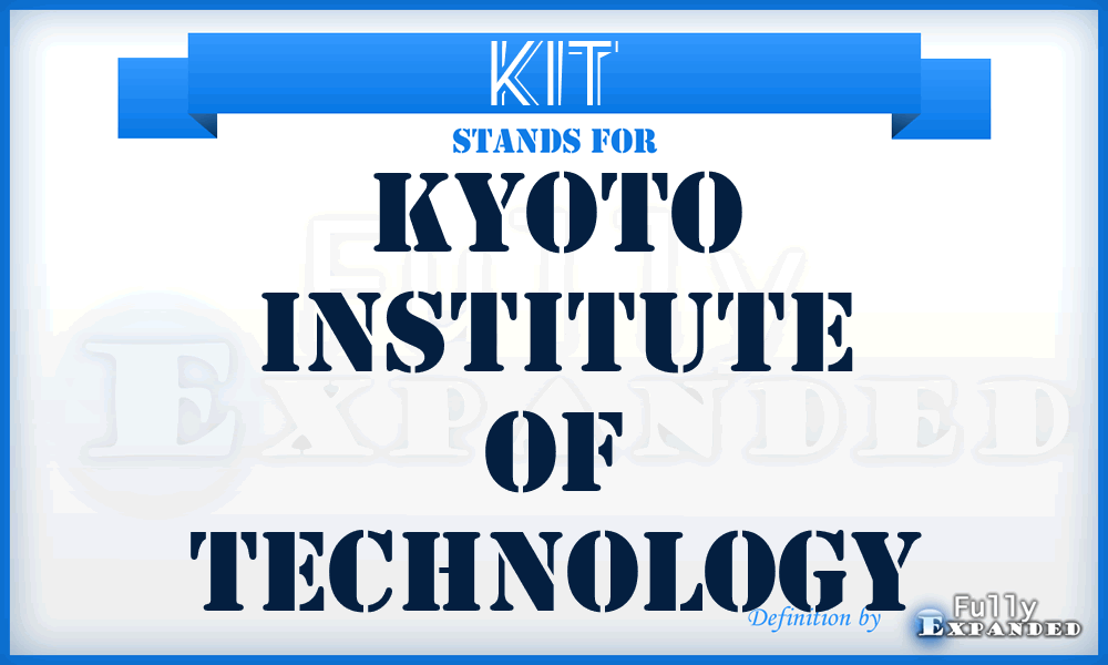KIT - Kyoto Institute of Technology