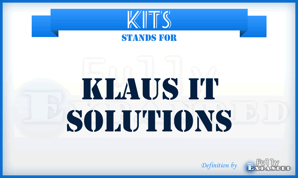 KITS - Klaus IT Solutions