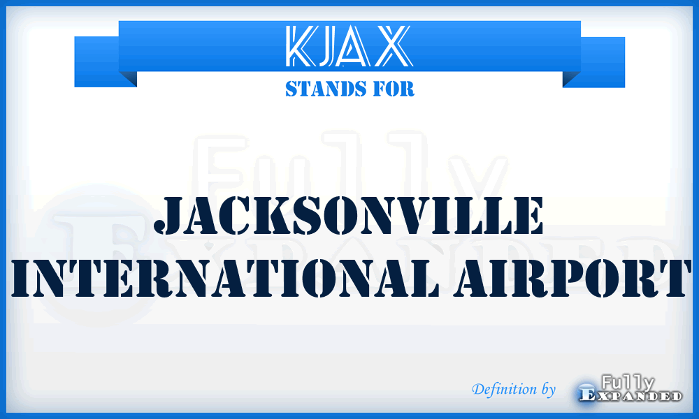 KJAX - Jacksonville International airport