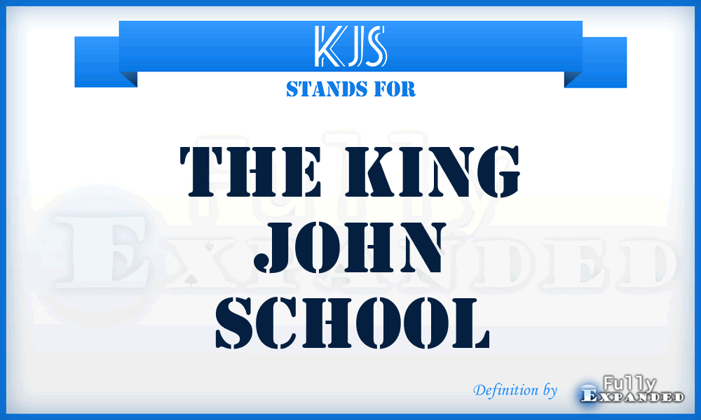 KJS - The King John School