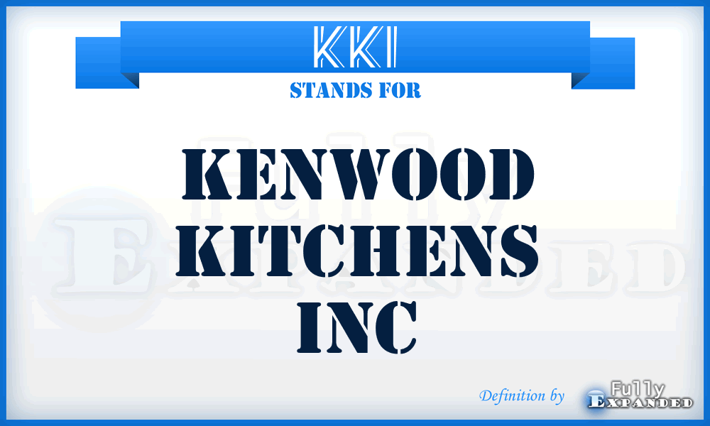 KKI - Kenwood Kitchens Inc
