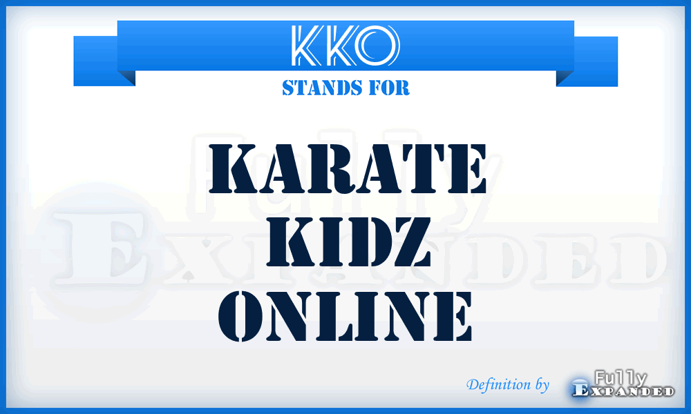 KKO - Karate Kidz Online