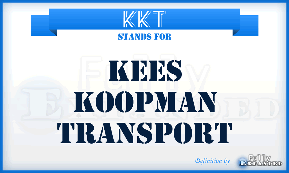 KKT - Kees Koopman Transport