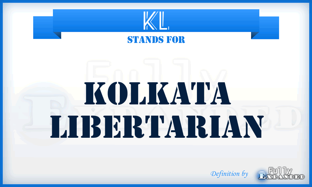 KL - Kolkata Libertarian