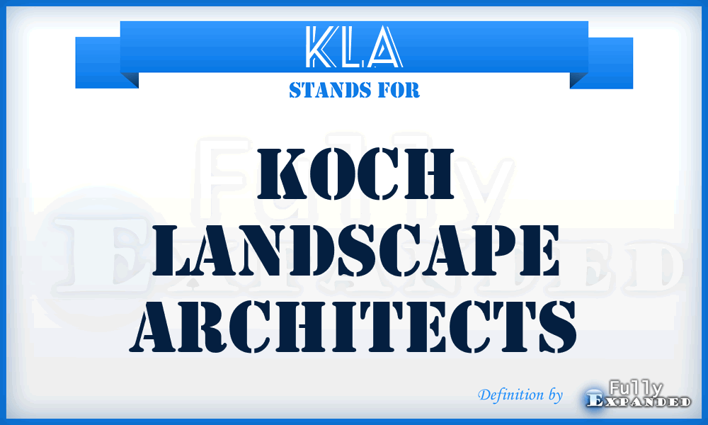 KLA - Koch Landscape Architects